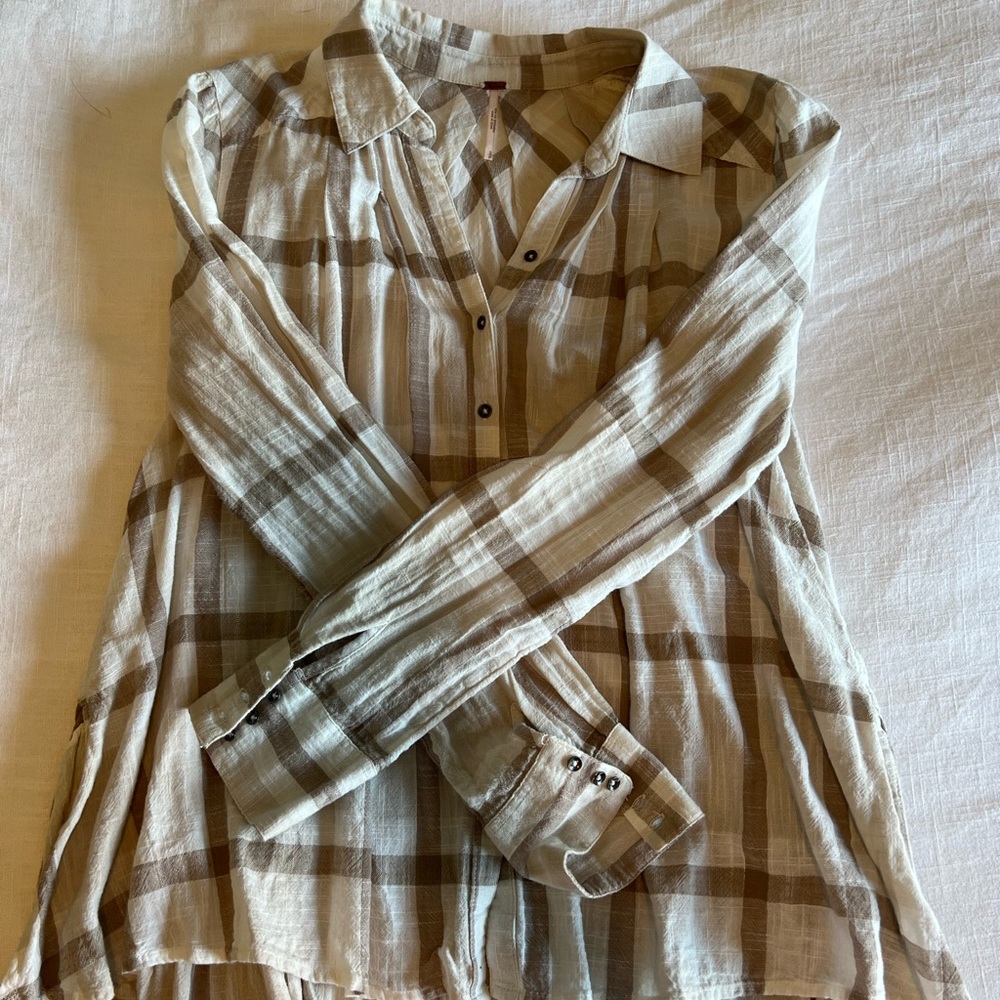 Free people button down